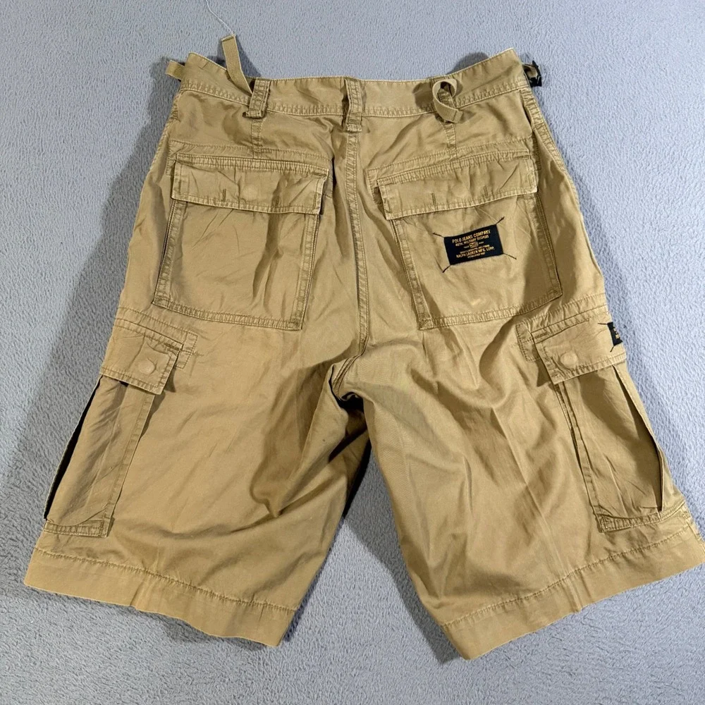 Vintage Polo Jeans Company Ralph Lauren MFG‎ Corp Military Cargo Shorts Men's 31